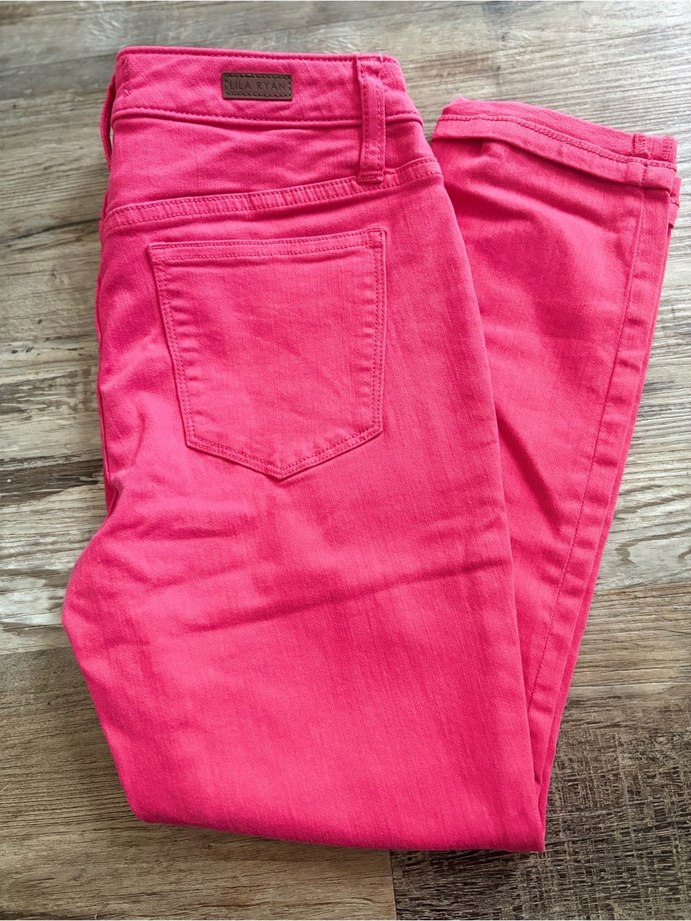 LILA RYAN Hot Pink Skinny Jeans